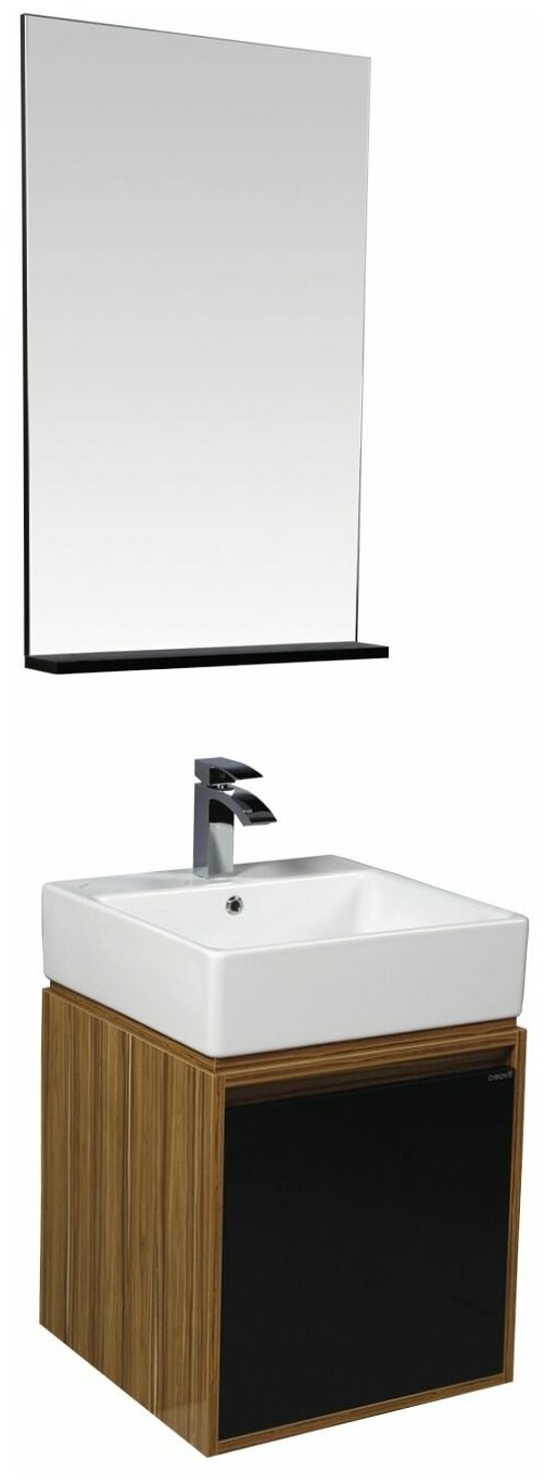 Раковина накладная для ванной CREAVIT NX256 (50*50 см) к стене/к тумбе цвет Белый Гарантия 12 лет - фотография № 4