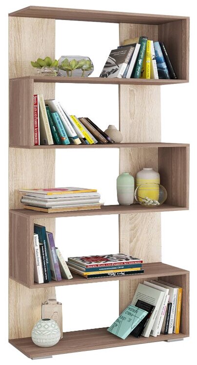 фото Стеллаж Ромео-1 ясень шимо/дуб сонома