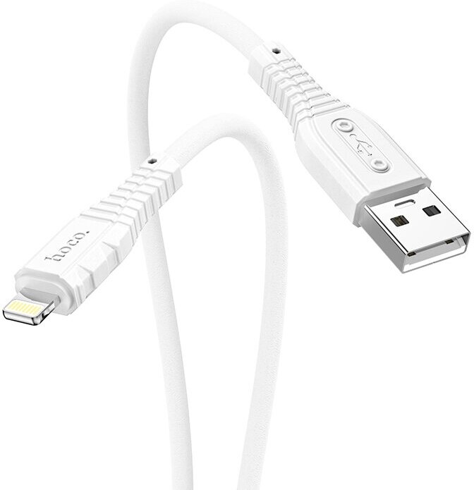 Кабель Hoco X37 USB - Lightning для быстрой зарядки Apple iPhone iPad AirPods кабель зарядка для айфон 1м 1 м 1  белый