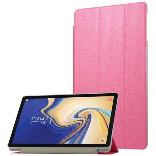 magnetic case for samsung galaxy tab s4 10 5 2018 sm t830 sm t835 t830 wi fi 3g lte funda pu leather smart cover stand flip case Чехол Smart Case для Samsung Galaxy Tab S4 10.5 SM-T830 / SM-T835 (розовый)