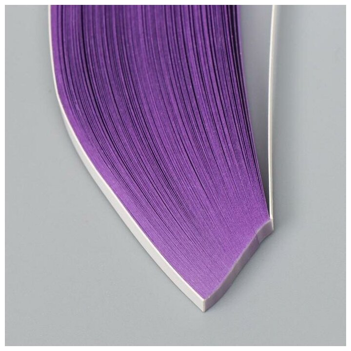 Полоски для квиллинга КНР 120 полосок, "Фиолетовые" ширина 0,5 см, длина 53 см