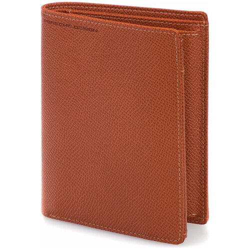 Портмоне Porsche Design French Classic Brand orange V7, 10х12.5 см, кожа.