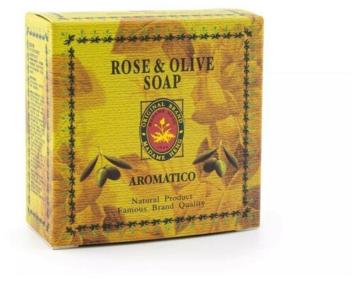 Aromatico ROSE & OLIVE Soap, Madame Heng (Ароматико, мыло С экстрактом розы И оливы, Мадам Хенг), 125 г.