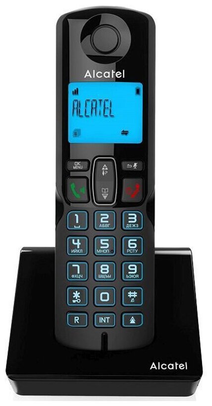РТелефон Dect Alcatel S250 RU черный АОН