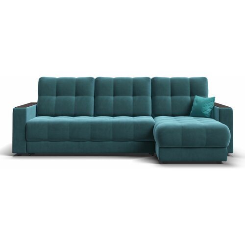 Угловой диван-кровать BOSS 2.0 Classic XL, еврокнижка, с ящиком для белья, шенилл, Soro грей, 263x156x96 см