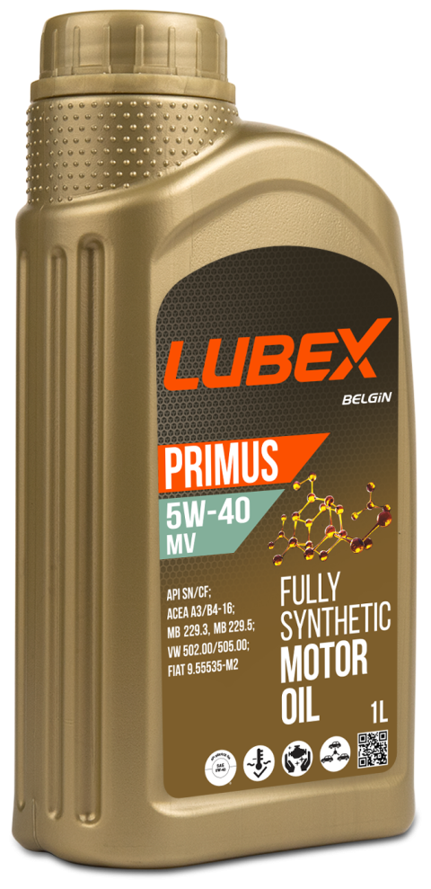 Моторное масло PRIMUS MV 5W-40 1 л LUBEX L034-1325-1201