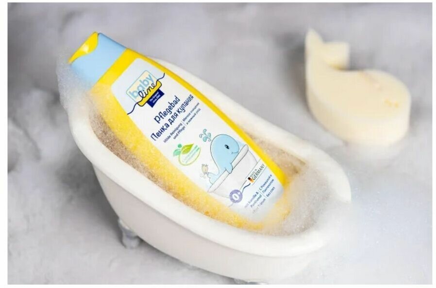 Бэбилайн пенка для купания детская с ромашкой и пантенолом 250мл Nolken Hygiene produkts GMBH - фото №6