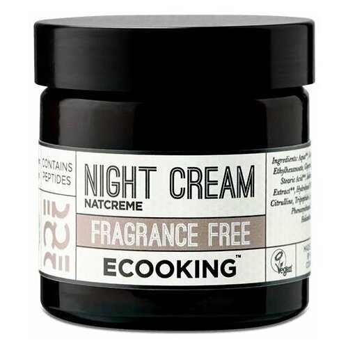 ECOOKING Ночной крем для лица без отдушек Night Cream Fragrance Free