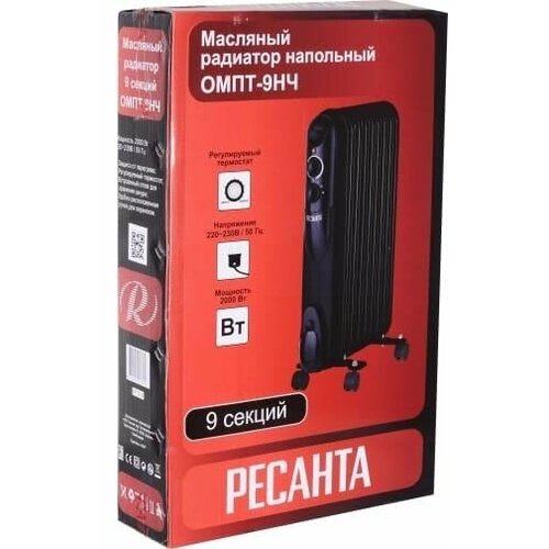 Радиатор масляный ОМПТ- 9НЧ Ресанта 67314 685900₽