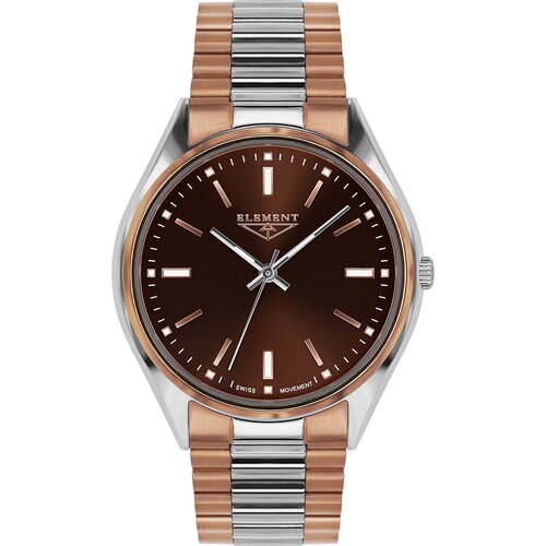 Наручные часы 33 element Basic 331817, серебряный, коричневый наручные часы 33 element basic 331732 серебряный коричневый