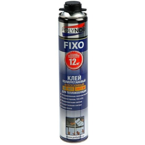 Клей полиуретановый POLYNOR FIXO, для теплоизоляции, 1000 мл