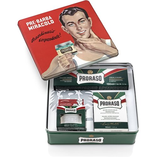 Proraso GINO Set - Набор для бритья proraso gino vintage selection tin green range