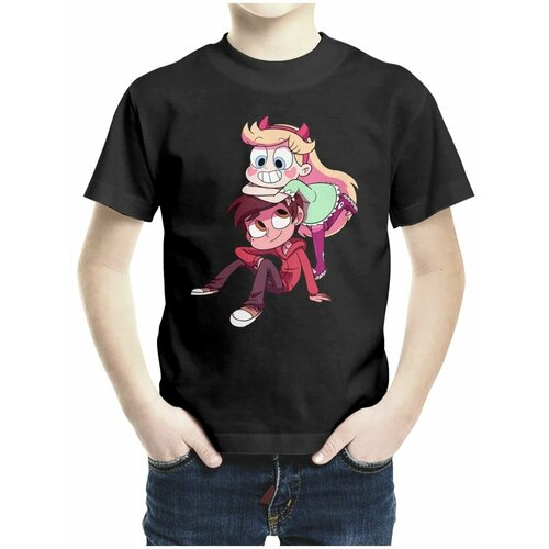 фото Футболка каждому своё, размер 128, черный