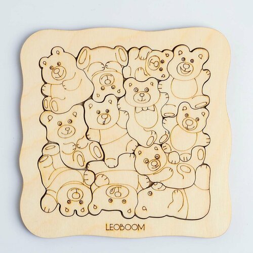 Пазл-раскраска Мишки - малышки 556₽