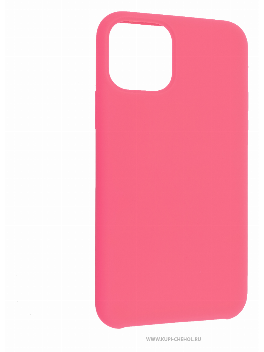 Чехол для iPhone 11 Pro Derbi Slim Silicone-2 ярко-розовый