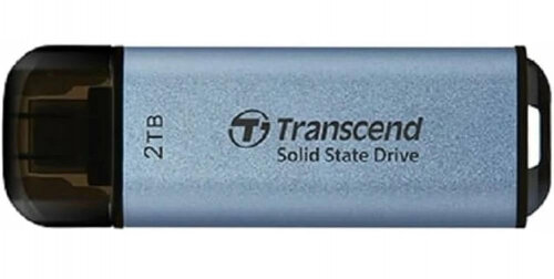 Внешний накопитель SSD Transcend TS2TESD300C 2TB USB-C 3.2 Gen 2 Небесно-голубой (TS2TESD300C)