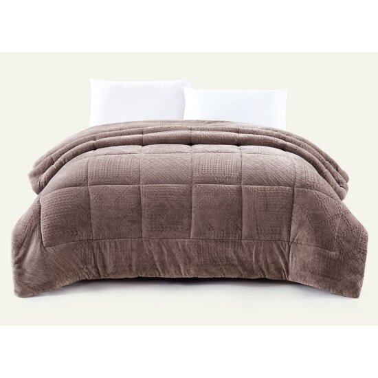 фото Плед - Покрывало ARYA HOME Arya Aramis Жаккард 200X220 Капучино