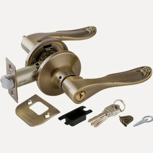 Изображение товара Ручка защелка Punto DK630 AB-ET (6030 MAB-E ) (кл./фик.) мат. бронза