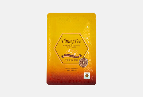 Маска на тканевой основе с экстрактом маточного молочка HONEY BEE ROYAL PROPOLIS NUTRI SHEET MASK