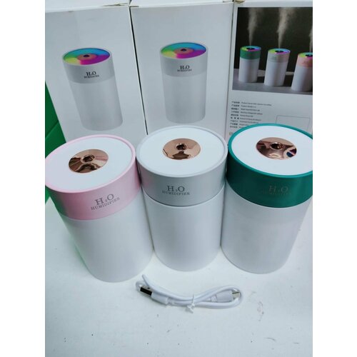 Парогенератор аромадиффузор-ночник Humidifier H2O H-5 Увлажнитель воздуха серый 48000₽