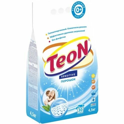 Стиральный порошок Teon Sensetive 4,5кг, 6уп.