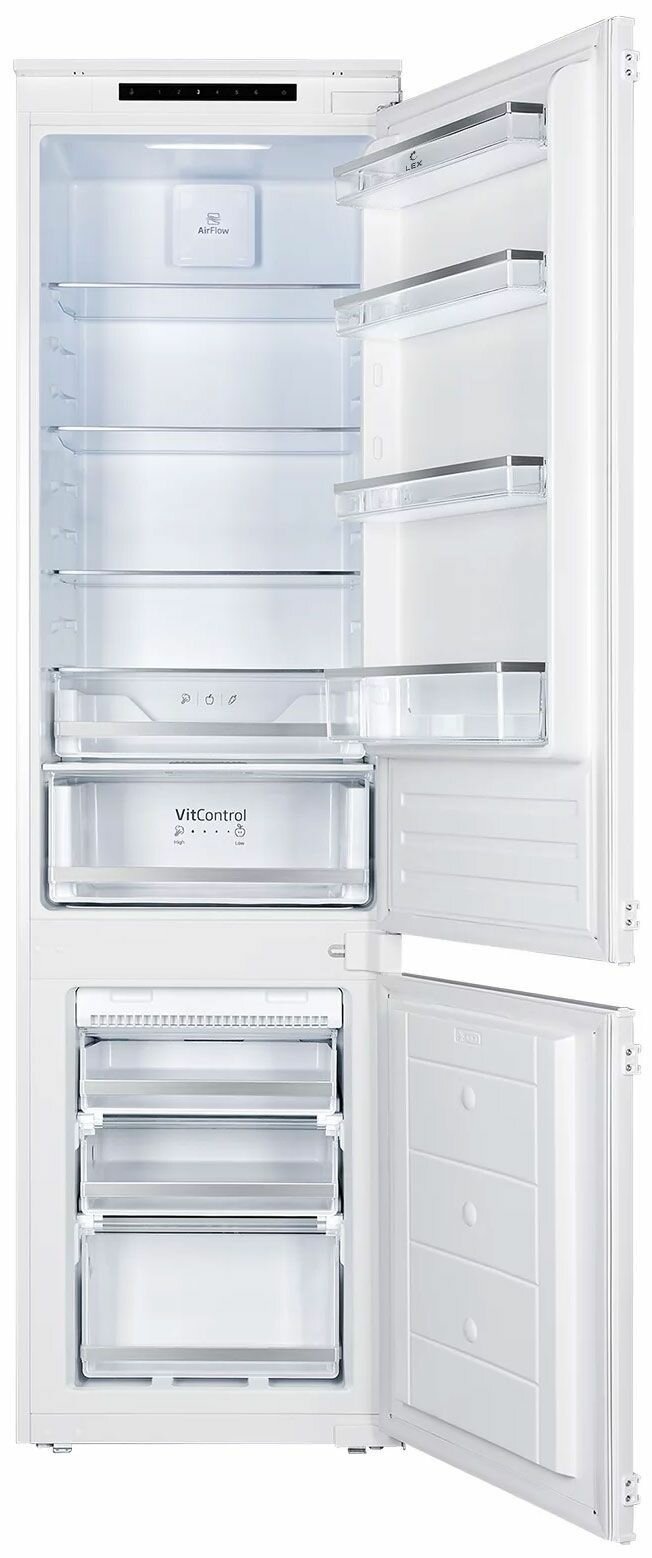 Встраиваемый холодильник LEX LBI193.1D, белый