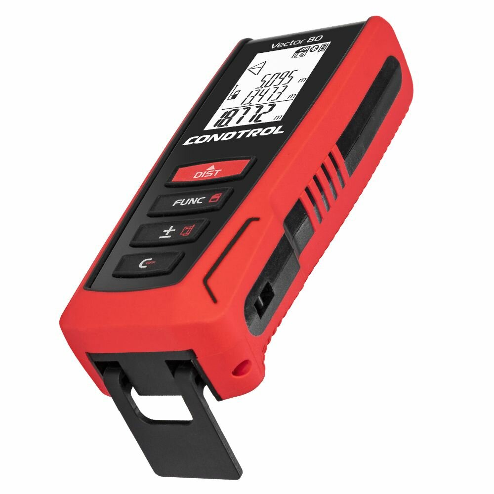 Лазерный дальномер CONDTROL Vector 60, точность 1,5мм, подсветка дисплея, до 60м — фото 1