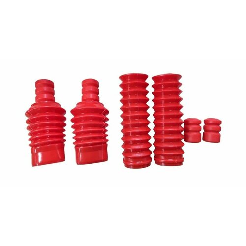 Отбойники с пыльниками 2110 2170 Приора 2190 Гранта полиуретан красный 4шт 2090₽