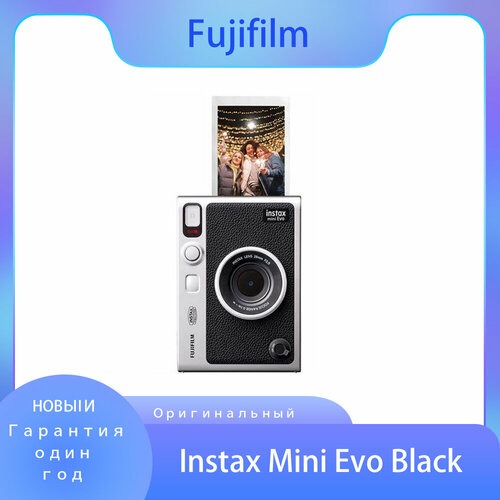 Фотоаппарат моментальной печати Fujifilm Instax Mini EVO черный 26800₽