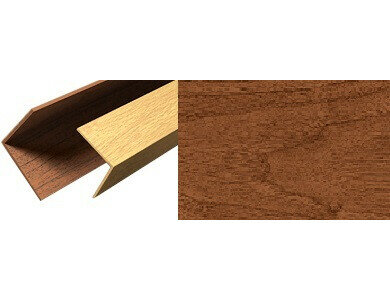 Угол панельпласт ПВХ размер 20х20 мм длина 27 м цвет ольха