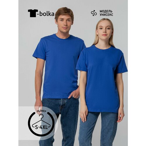 фото Футболка t-bolka, размер 48/50, ярко-синий