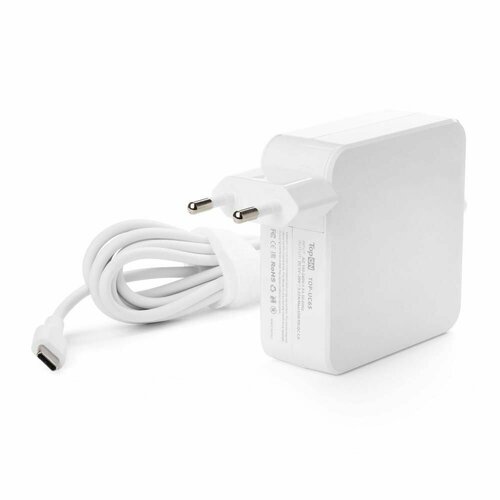 Универсальный блок питания TopON TOP-UC65 65W c кабелем Type-C белый