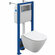 Комплект унитаза City Smart CO DPL EO slim LP с инсталляцией Vector 64917 с сиде...