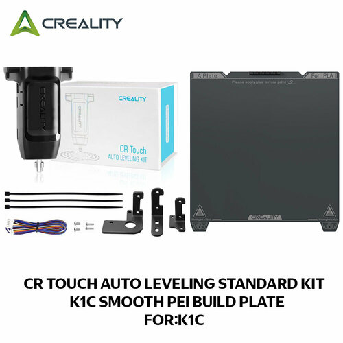 Creality CR Touch Auto Leveling Standard Kit + K1C Smooth PEI Build Plate 3D printer accessories