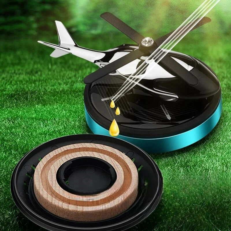 Автомобильные Ароматизаторы Xiaomi Ароматизатор автомобильный (Вертолет на солнечных батареях). Рандомный цвет!