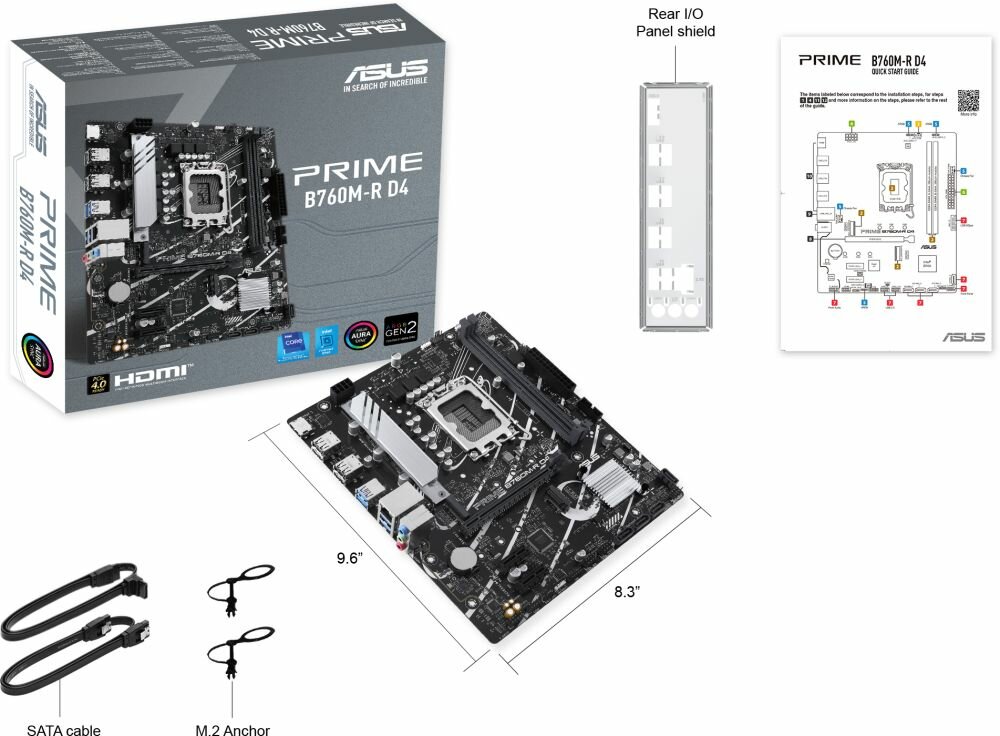 Материнская плата Asus PRIME B760M-R D4