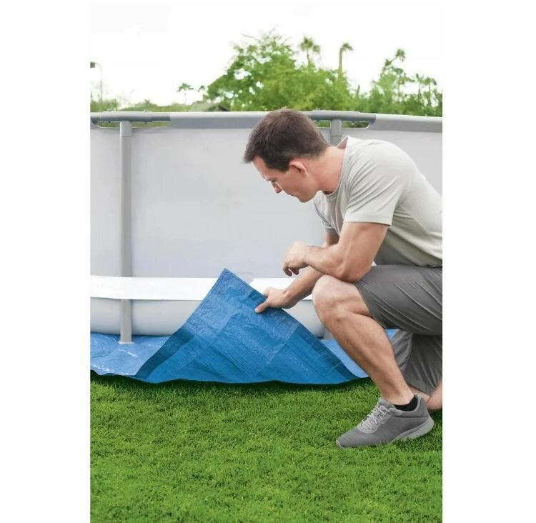 Настил для бассейна Bestway 488х488 см, для бассейнов до 457 см — фото 1