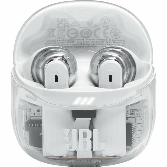 Беспроводные наушники JBL Tune Flex, White Ghost — фото 1