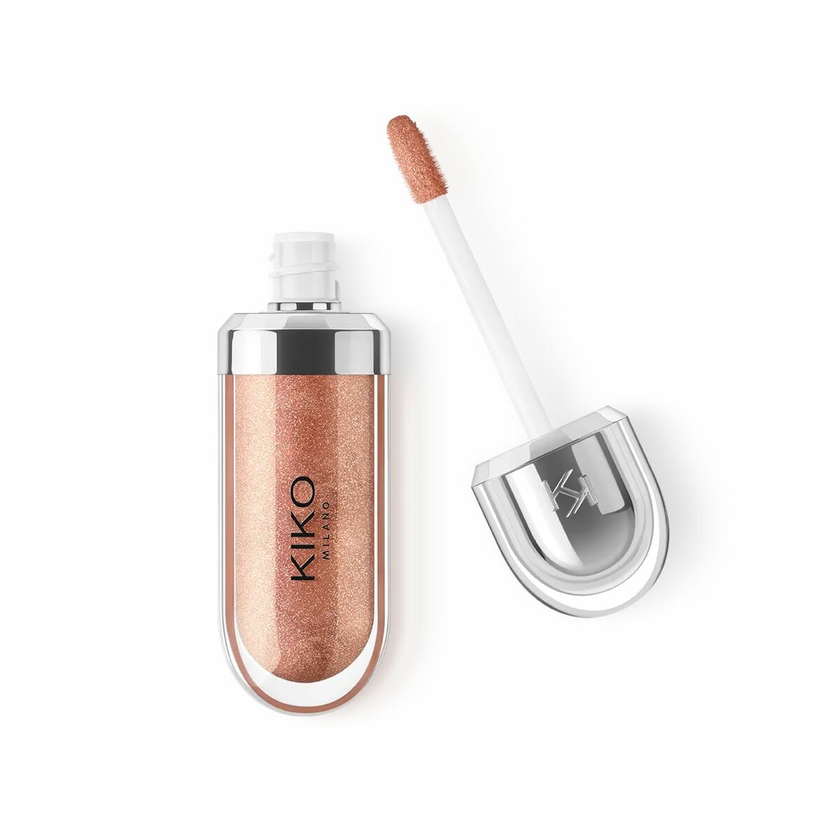 KIKO MILANO Смягчающий блеск для губ с трехмерным эффектом 3D Hydra Lipgloss (18 Golden Sparkle)