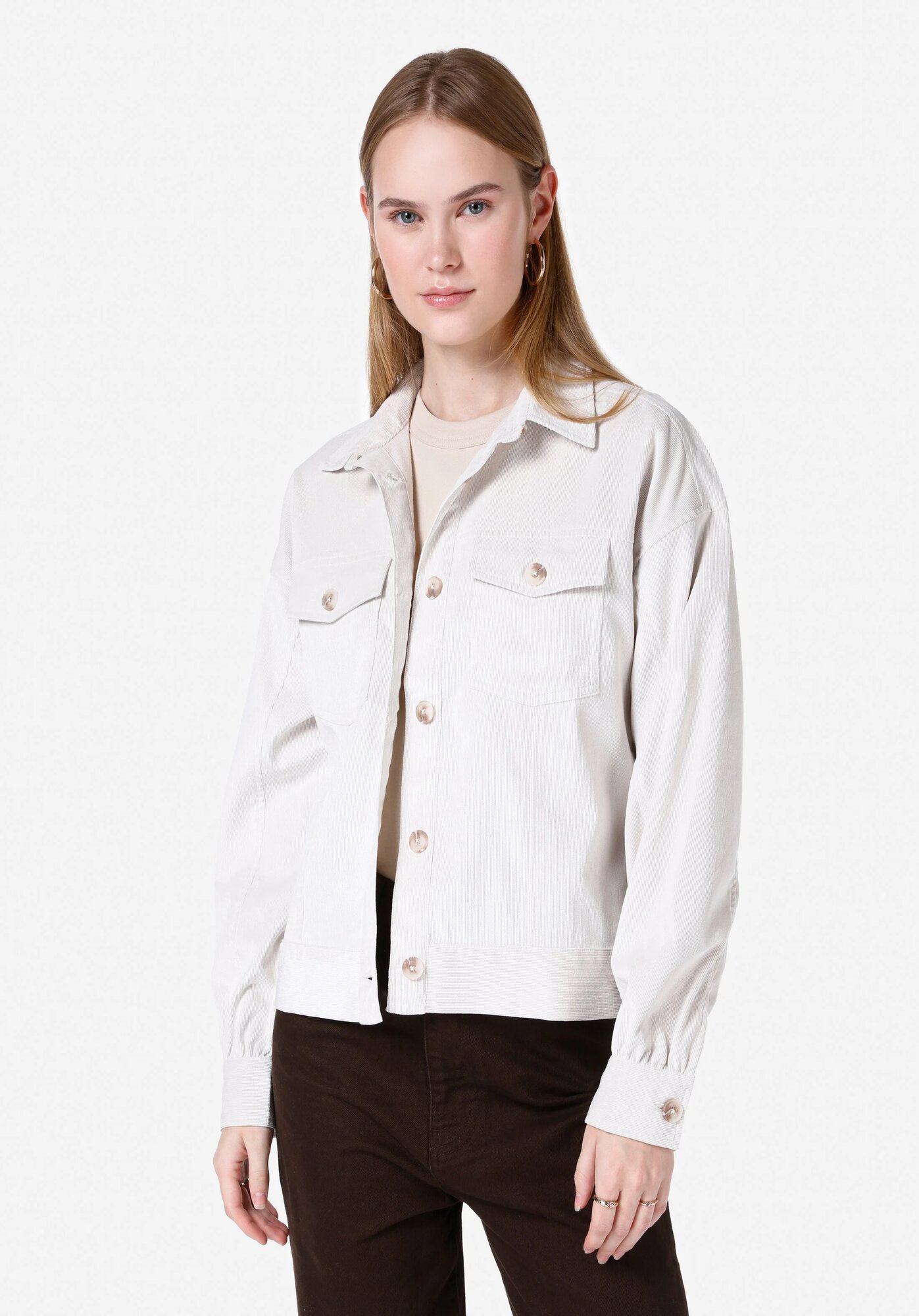 Куртка COLIN'S Regular Fit, размер M, бежевый