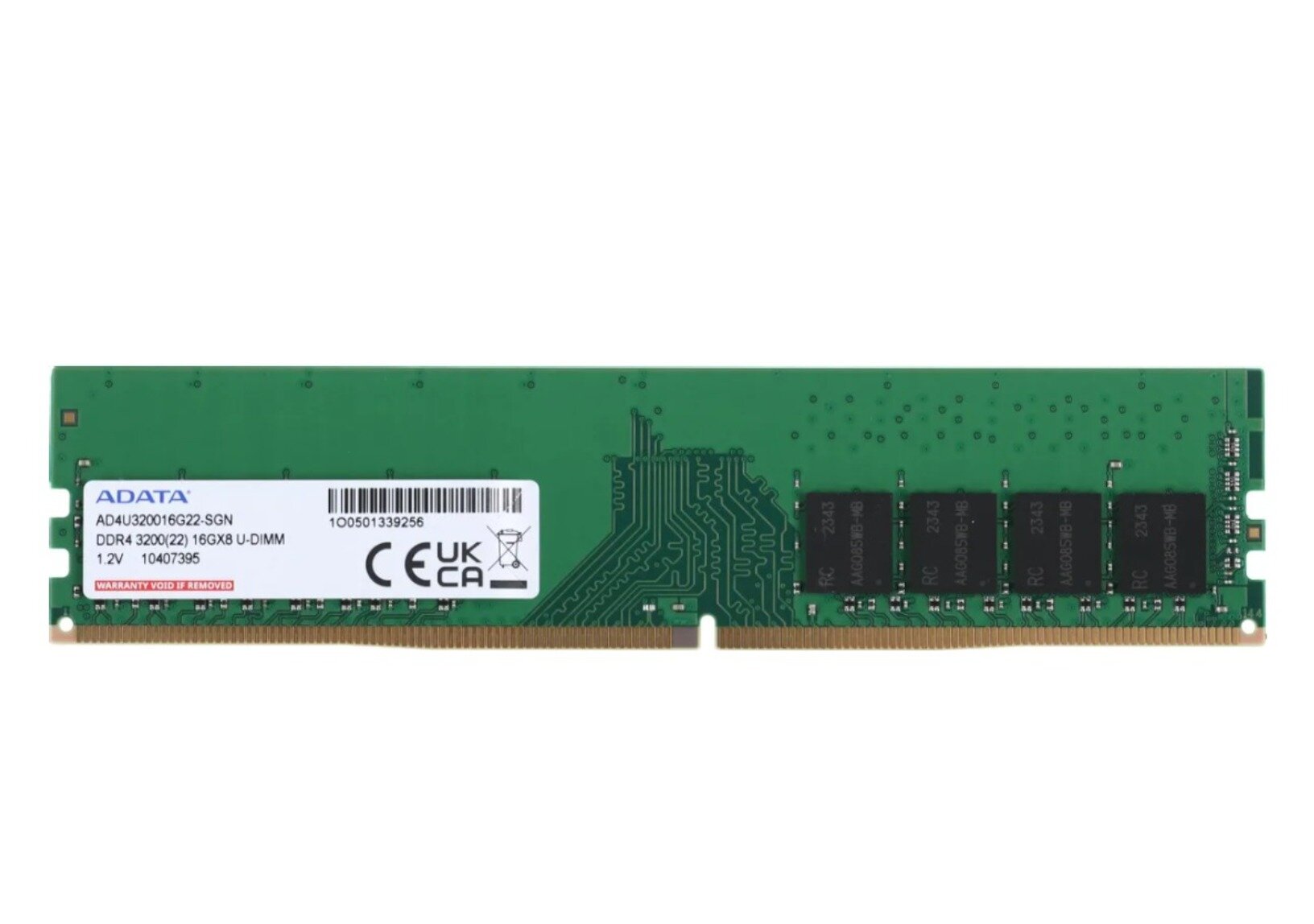 Модуль памяти DDR4 16GB ADATA DIMM PC25600 - фото №1