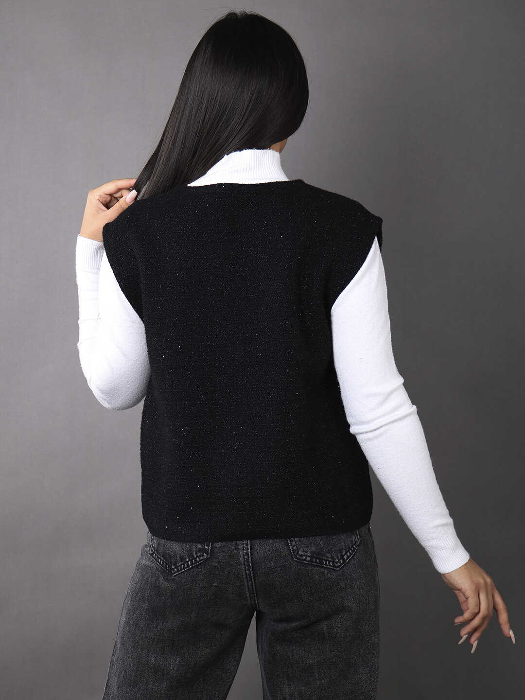 Жилет спортивный , размер One Size, черный — фото 1