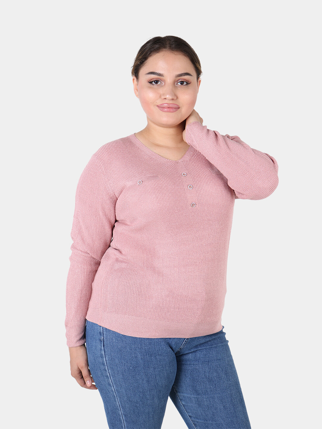 Свитер размер One Size, , розовый, — фото 1