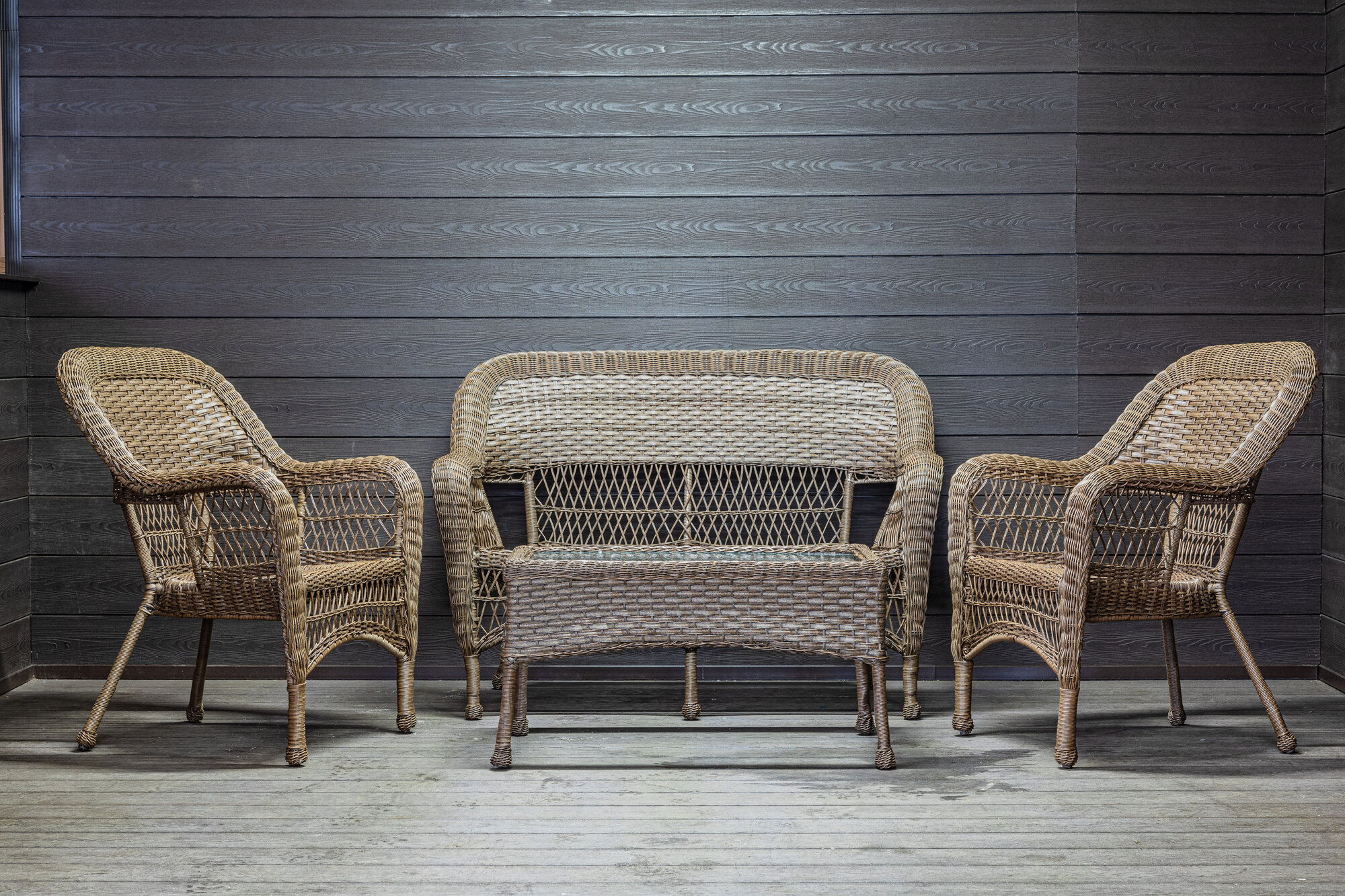 Комплект мебели из искусственного ротанга Мэдисон (Medison) Terrace Set без подушек