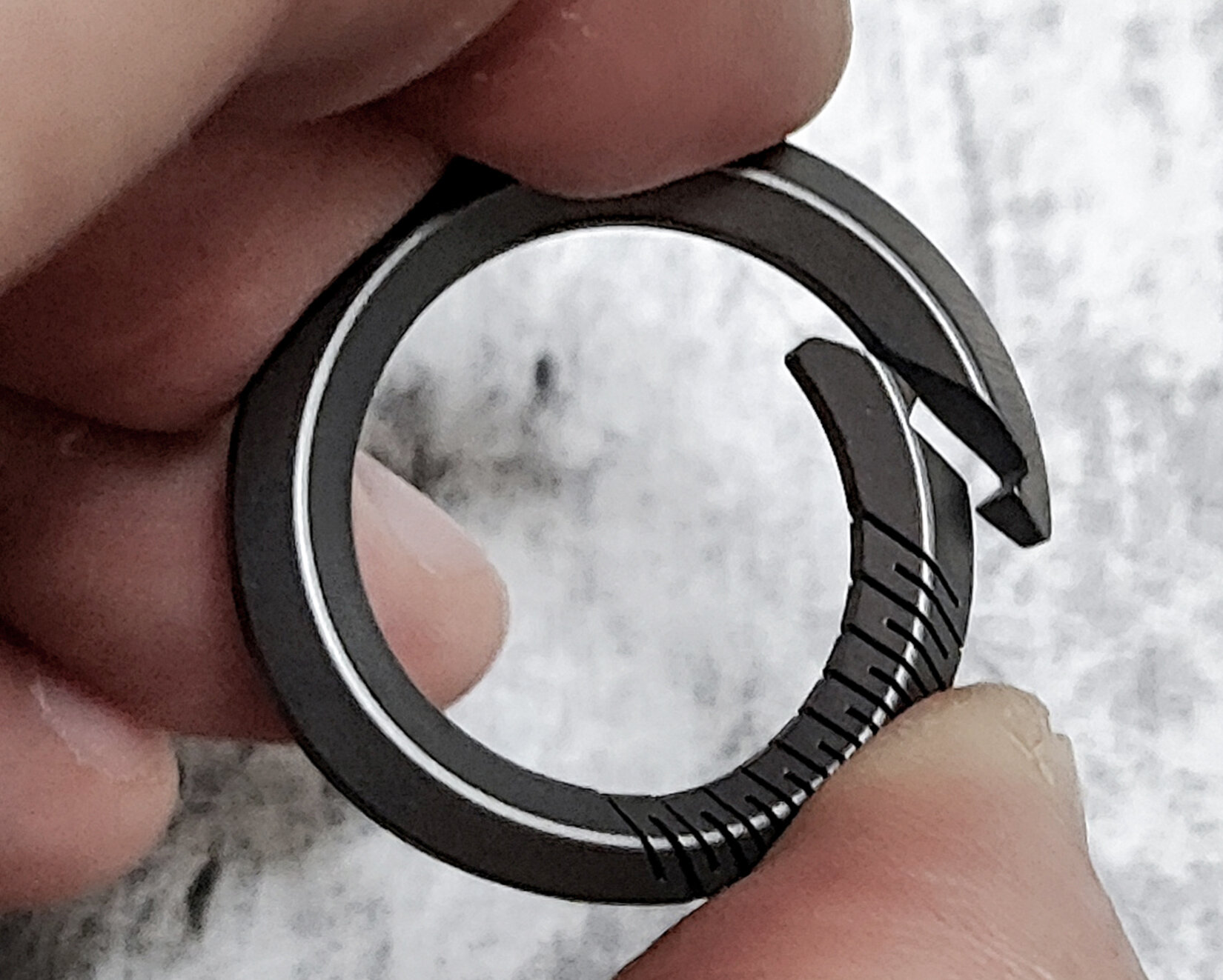 Бирка для ключей, серый — фото 1