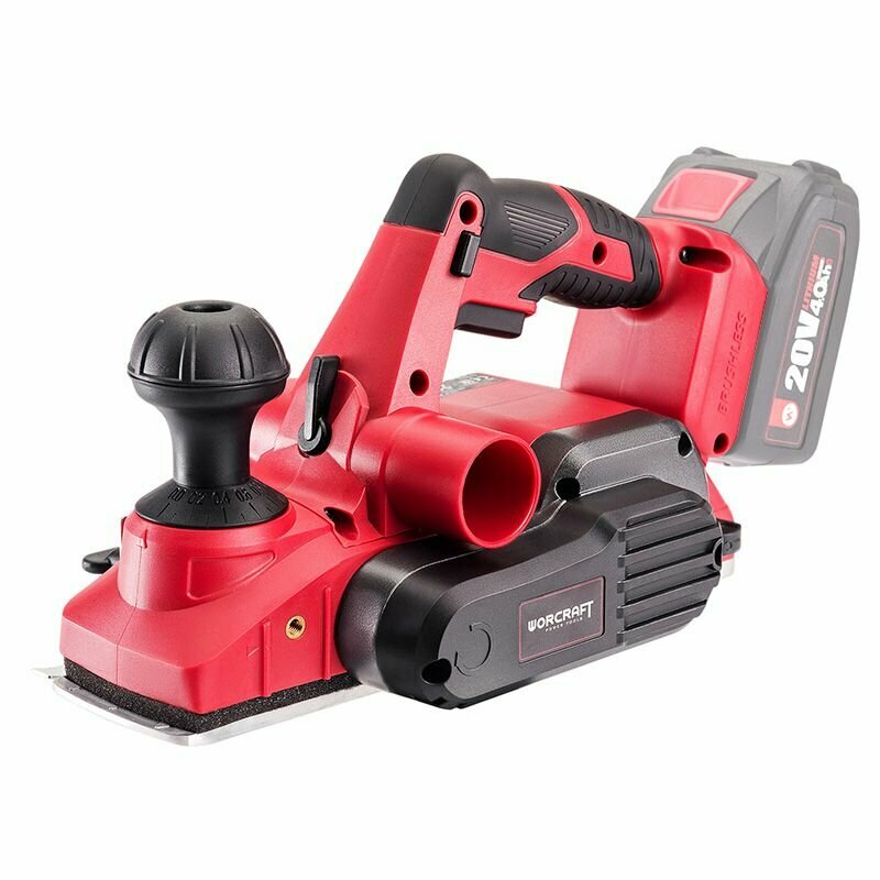 Рубанок аккумуляторный бесщеточный WORCRAFT CEP-S20LiB SOLO, 20 В, без АКБ и ЗУ