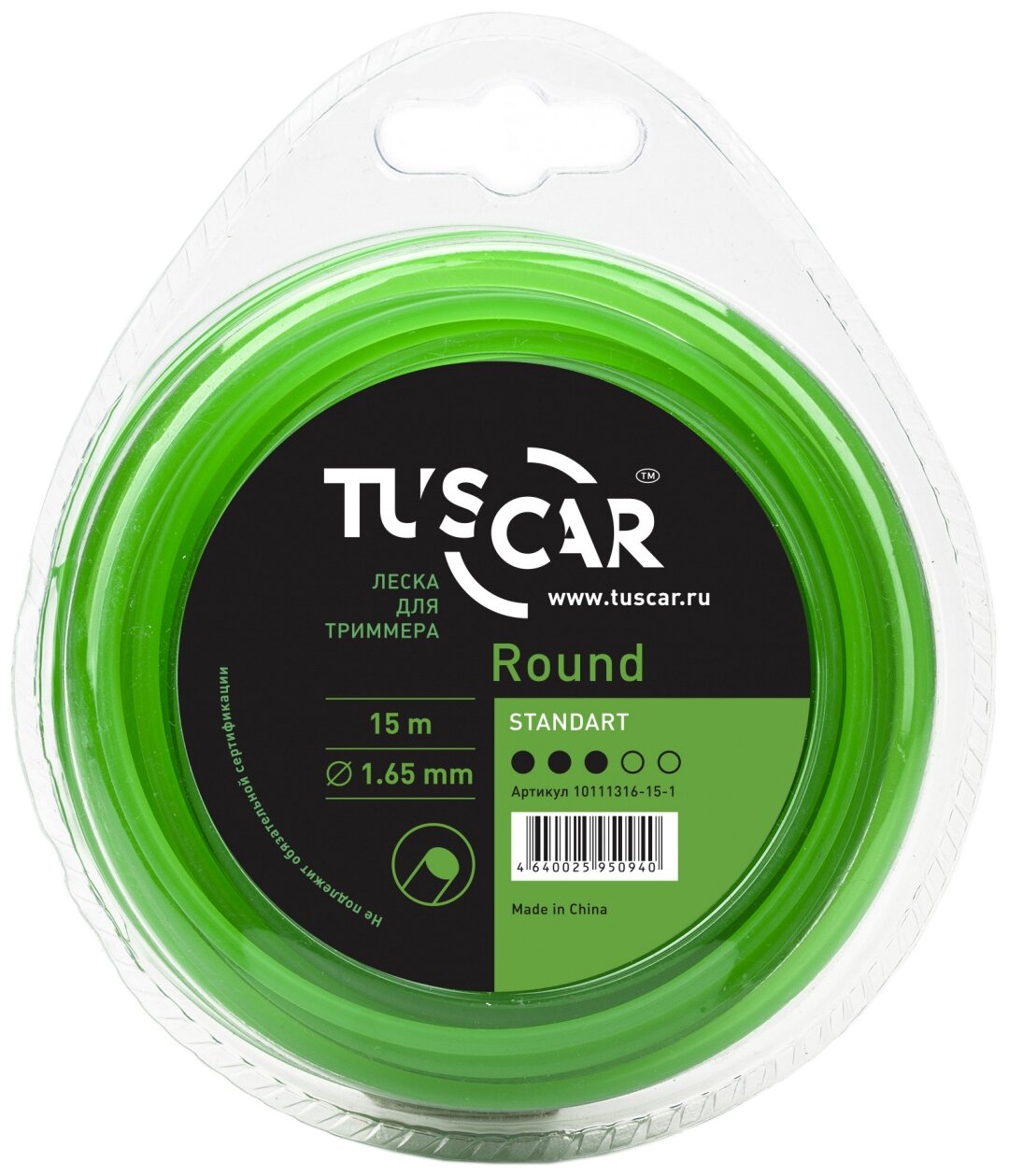 Леска (корд) TUSCAR Round Standart 1.65 мм