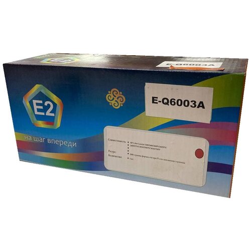 Картридж E2 - Совместим с HP Color Laserjet 1600/2600/2600N/2605DN/2605DTN/CM1015MFP/CM1017M RED E-Q6003A картридж e2 совместим с hp color laserjet 1600 2600 2600n 2605dn 2605dtn cm1015mfp cm1017m black e q6000a