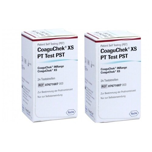 Тест-полоски для анализатора (Coaguchek XS Test) 2х24 шт.