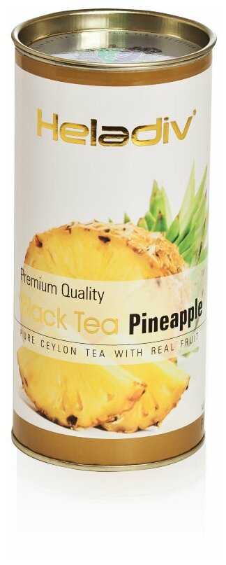 Чай Heladiv Pineapple (ананас), черный листовой, 100г - фотография № 10